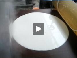 圓形涼皮機生產現場視頻